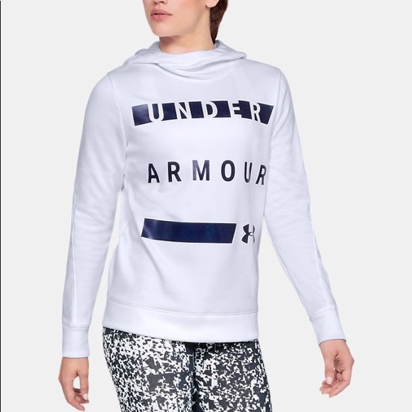 Under Armour Sweaters - Under Armour Fleece Logo Cowl Neck Pullover Hoodie